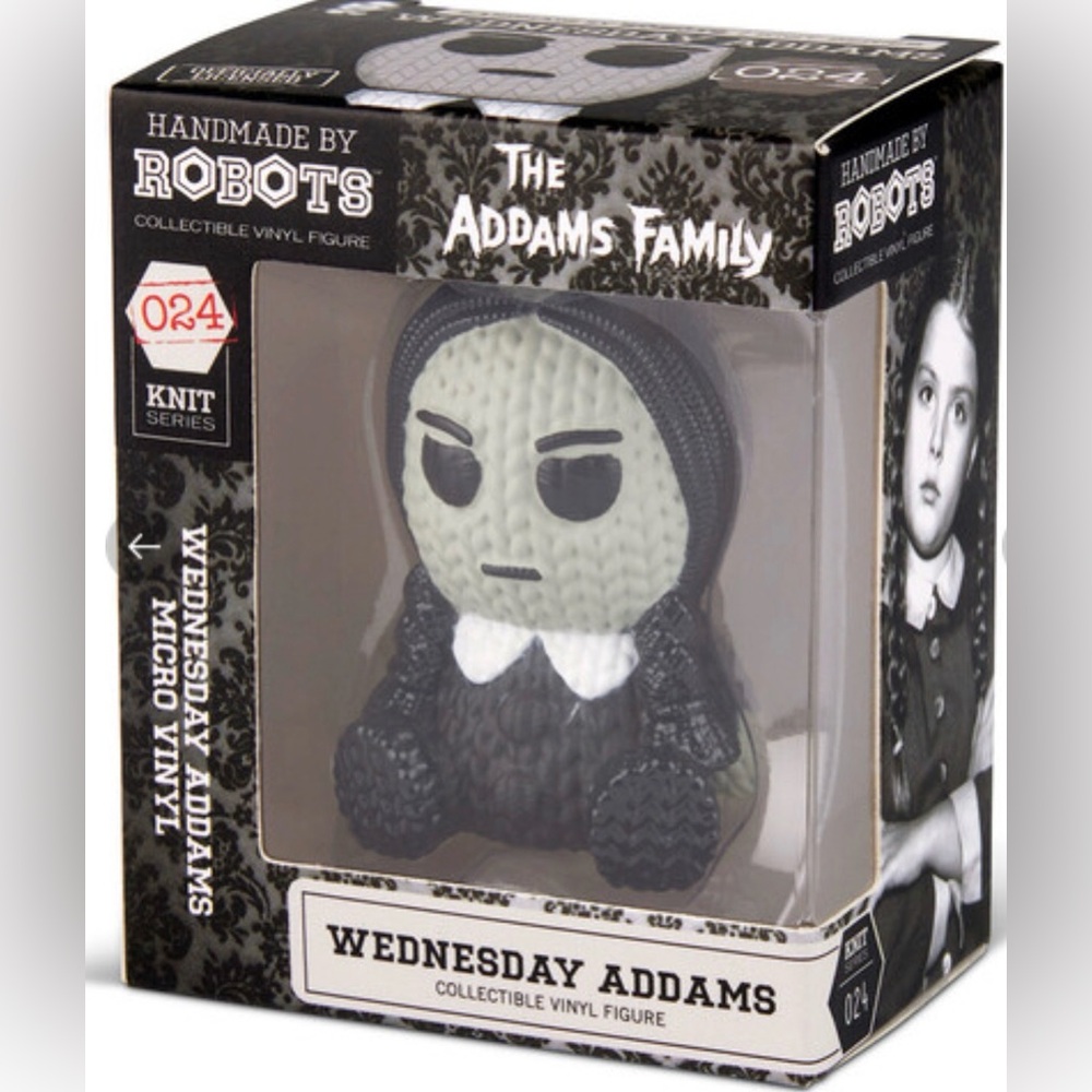 Handmade By Robots Micro Vinyl #024 The Addams Family Wednesday Brand New